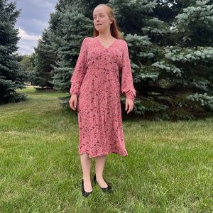 Vintage, possibly handmade, floral dress